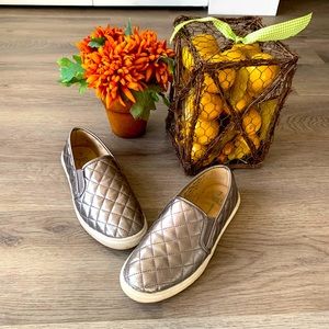 Silver Slip-on Loafers